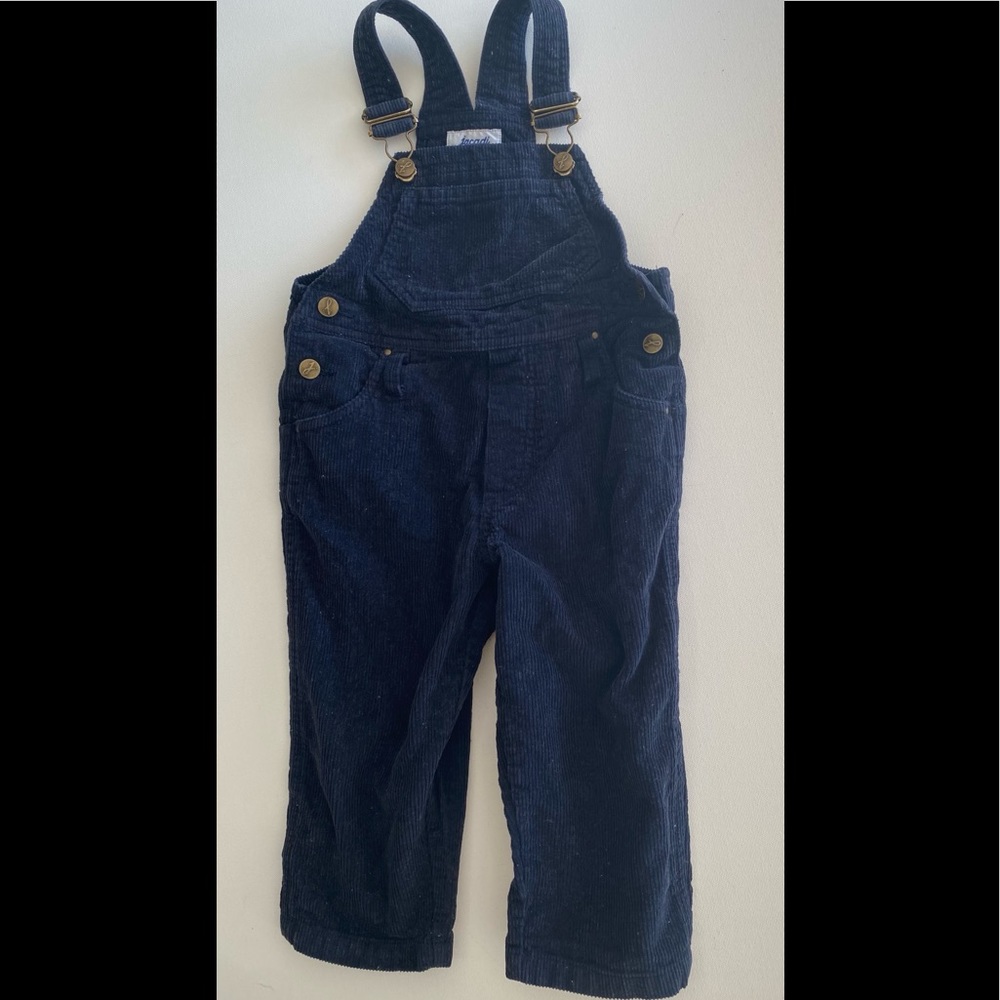 Jacadi corduroy unisex overalls
